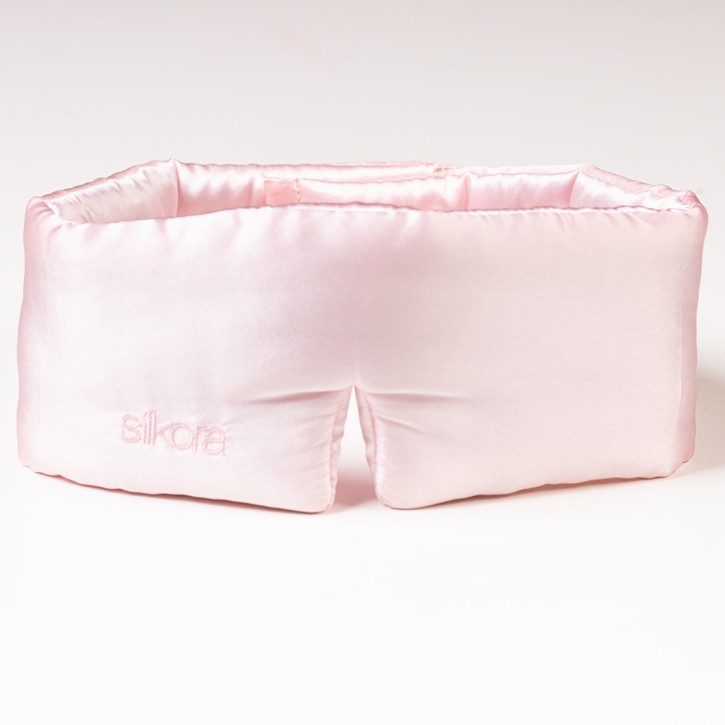 Silkora Premium Silk Deep Sleep Mask - Zijden Slaapmasker - 22 Momme 100% Moerbeizijde - Oogmasker Slaap voor Mannen & Vrouwen - Lotus Roze
