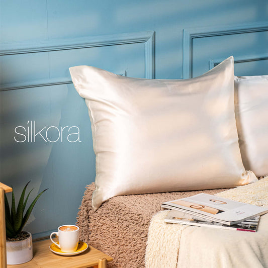 Zijden Kussensloop Beige Atmospheric Photo