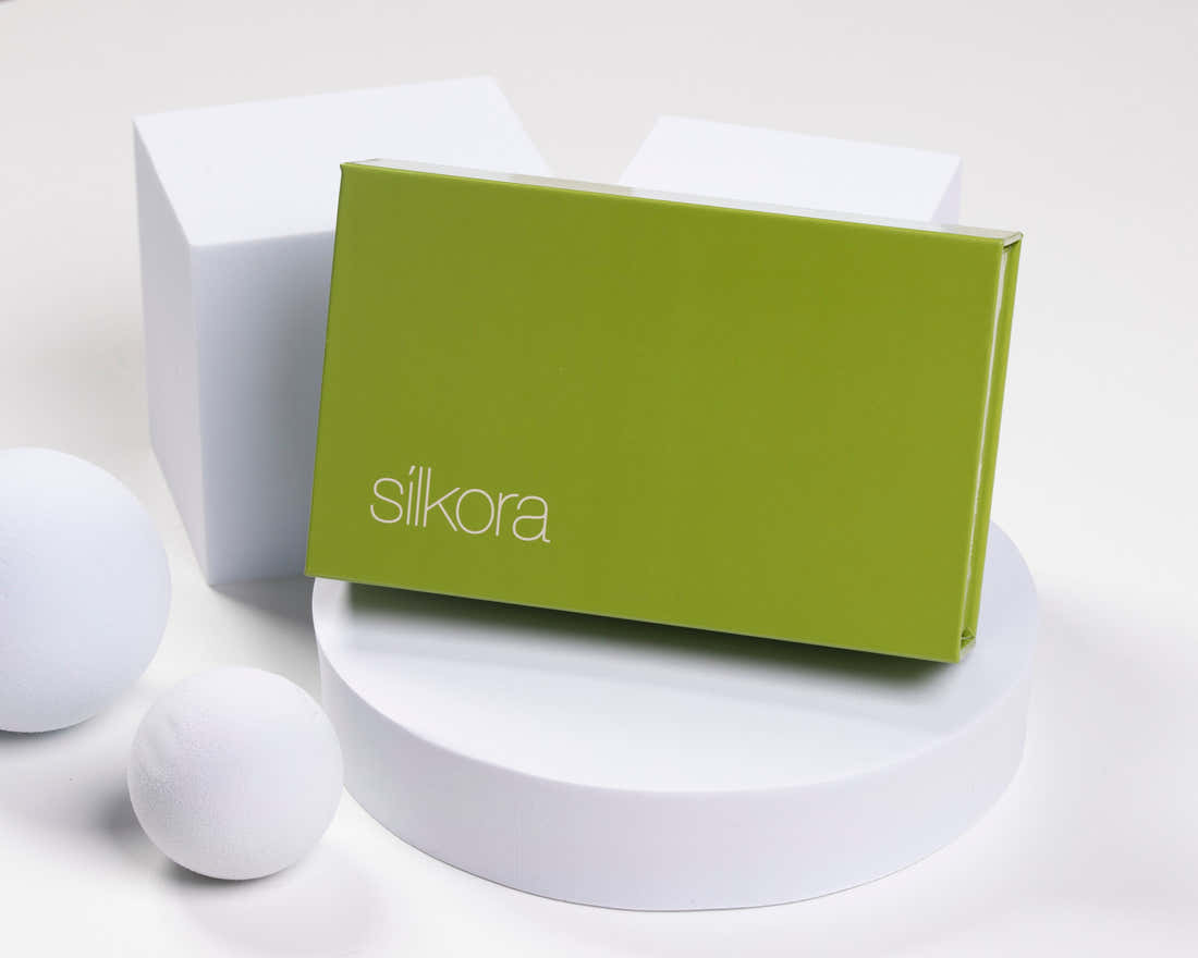 De groene Silkora giftbox